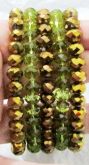 Kit cristal dourado e verde
