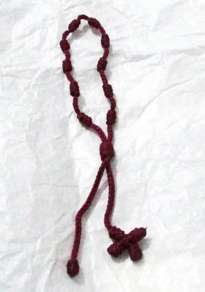 Pulseira decenário de linha vinho