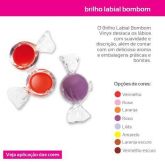 Gloss em forma de balinha - rosa
