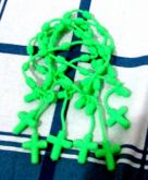 Pulseira decenário de silicone verde