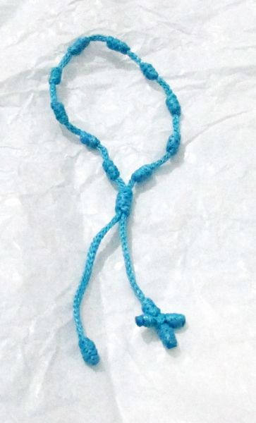 Pulseira decenário de linha azul claro