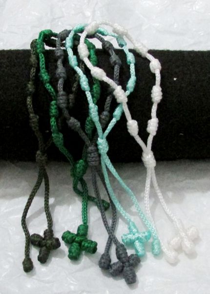 Pulseira decenário de linha - kit verde
