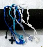 Pulseira decenário de linha - kit degradê azul
