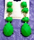 Maxi brinco verde
