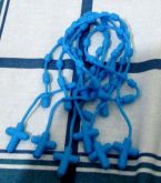 Pulseira decenário de silicone azul
