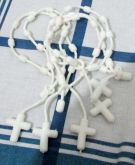 Pulseira decenário de silicone branca
