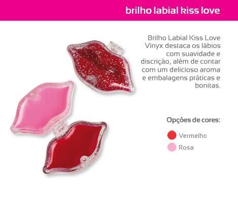 Gloss em forma de boca