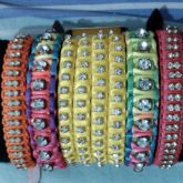 Kit de pulseiras neon - amarelo