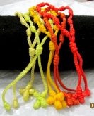 Pulseira decenário de linha - kit degradê laranja