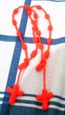 Pulseira decenário de silicone laranja