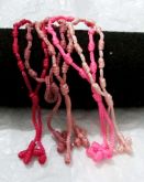 Pulseira decenário de linha - kit degradê rosa