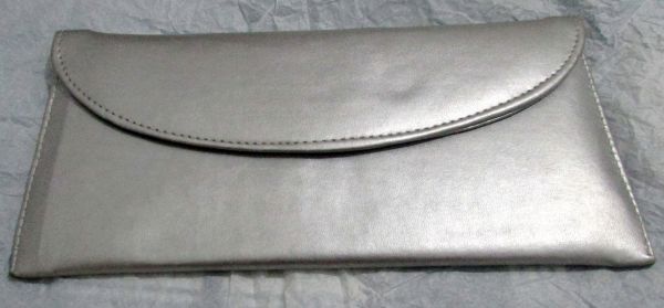 Bolsa carteira prateada