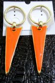 Brinco 80´s laranja